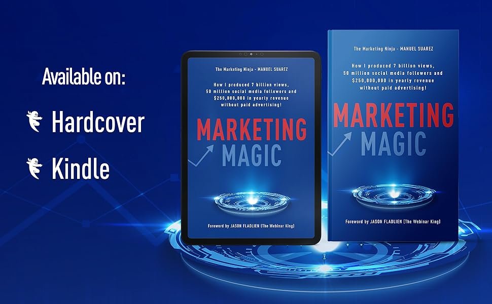 manuel suarez marketing magic book digital social media platforms ecommerce web ai attention youtube