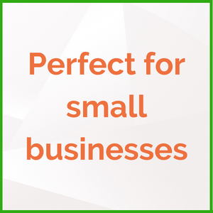 Perfect for small businesses