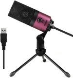 FIFINE USB Podcast Condenser Microphone Recording On Laptop, No Need Sound Card Interface and Phantom Power-K669