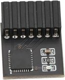 TPM 2.0 Module, Black PCB 14Pin SPI TPM 2.0 Encryption Security Module Remote Card Replacement TPM Chip Computer Components Fit for ASUS Motherboard Fit for Win11 System